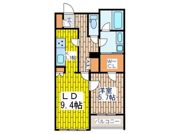 ＣＩＴＹ　ＳＰＩＲＥ池上の物件間取画像